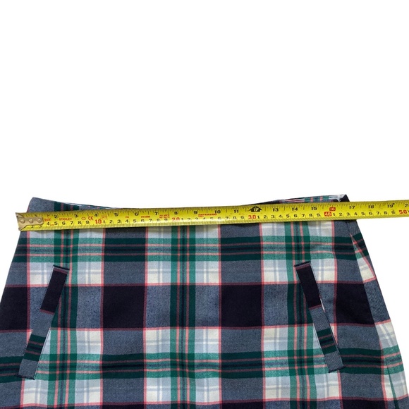 Talbots Petite wool blend size 12P tartan plaid skirt NWOT - Picture 3 of 7